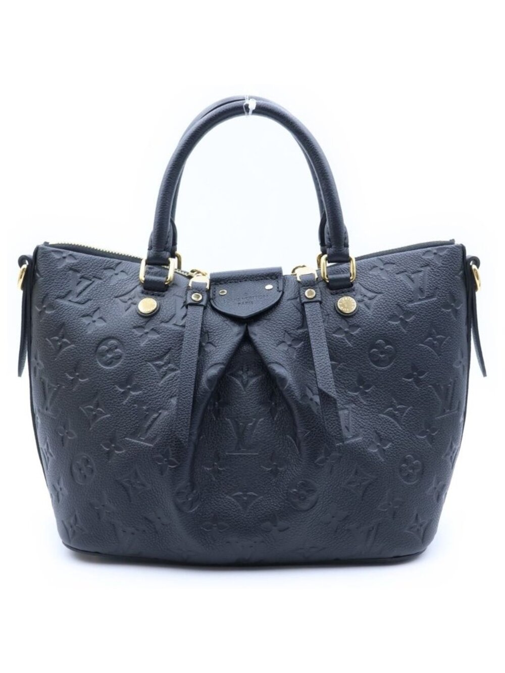 Louis Vuitton Monogram Empreinte Mazarine PM 2-Way Shoulder Bag Black Leather